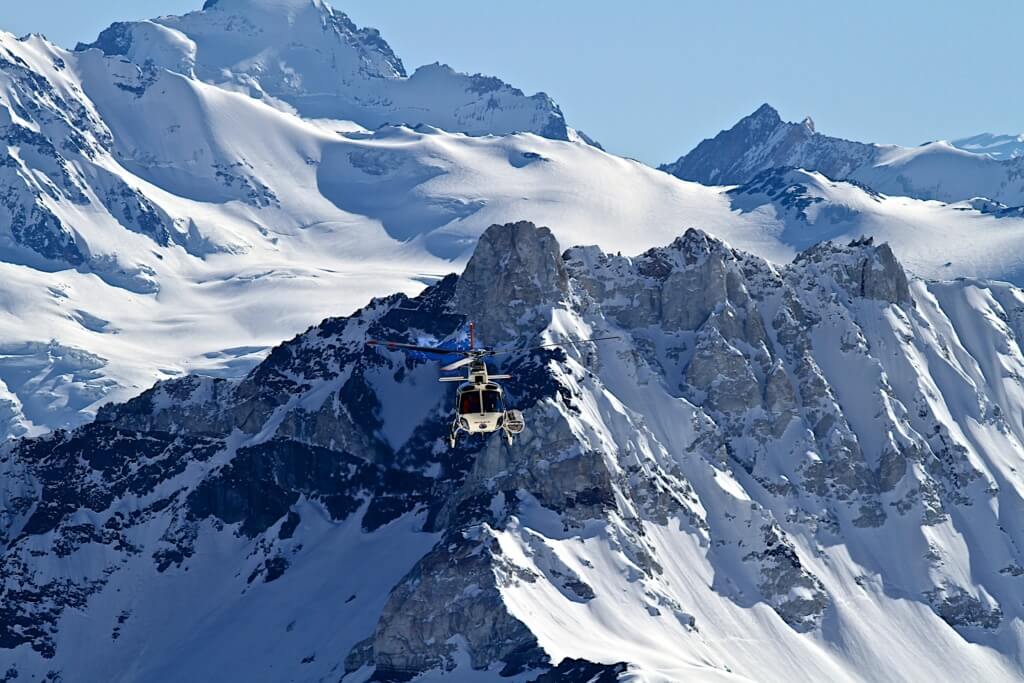 heli skiing in Chile