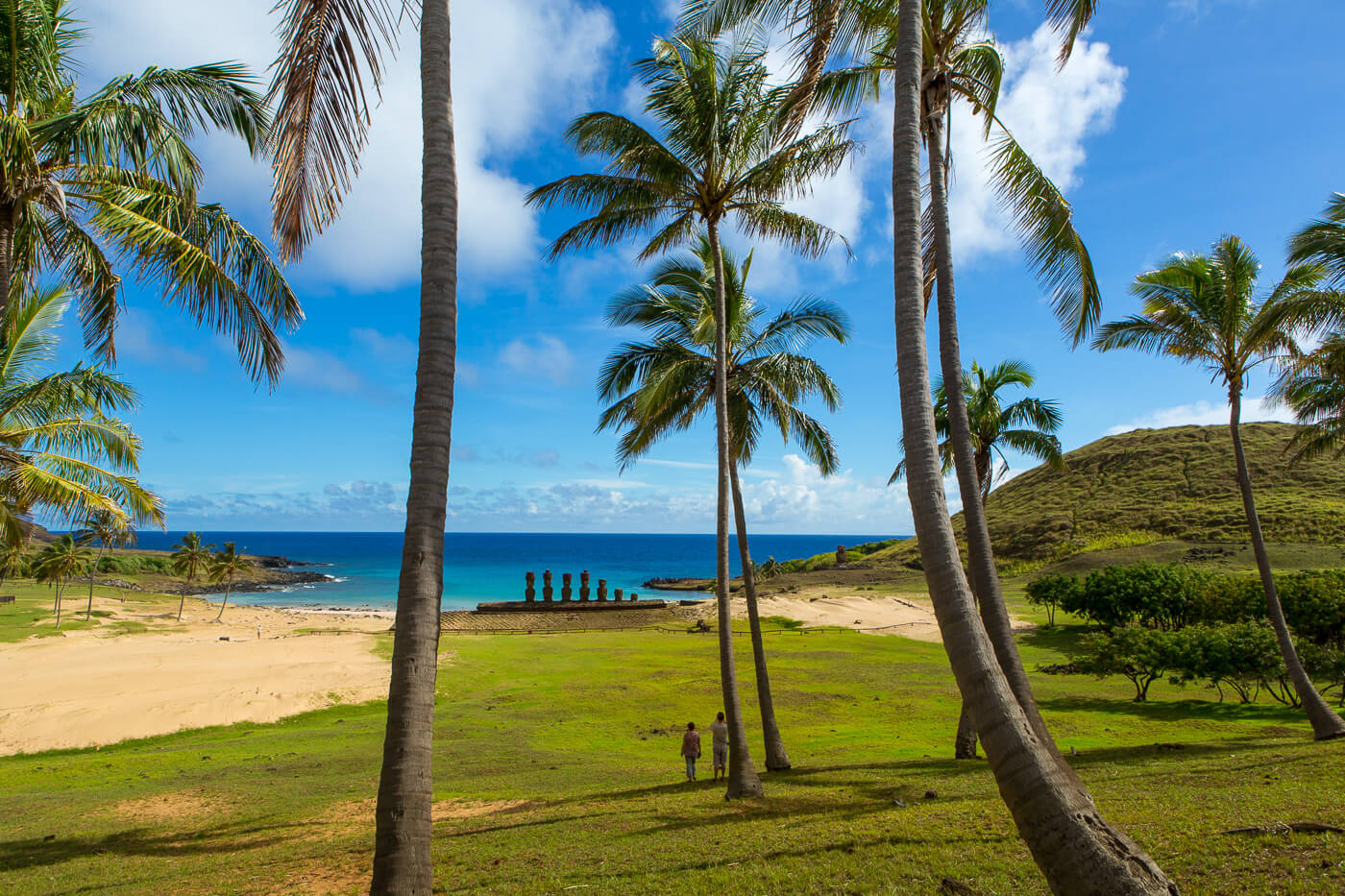 Anakena beach Easter Island