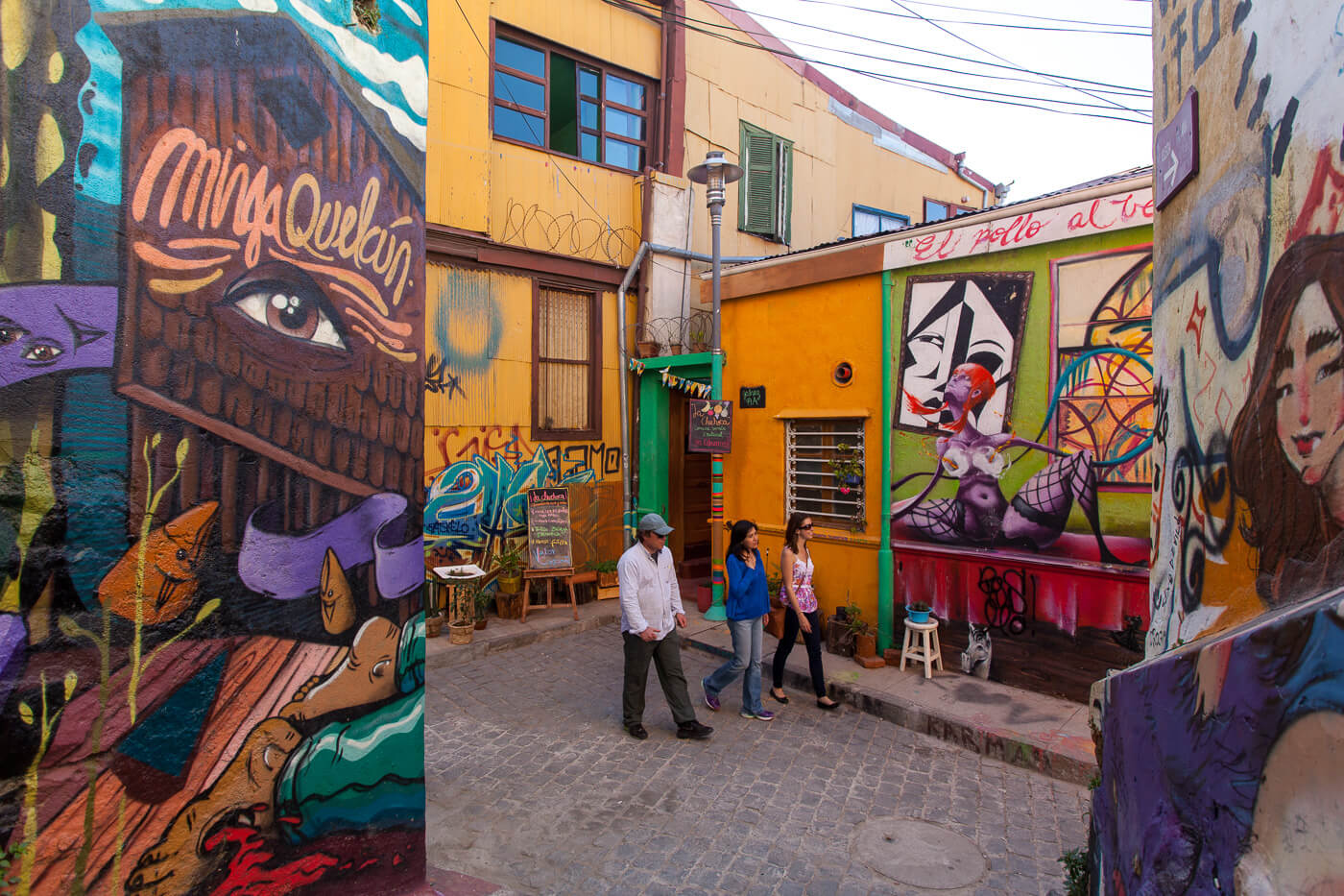 World-Famous Street Art Culture in Valparaiso