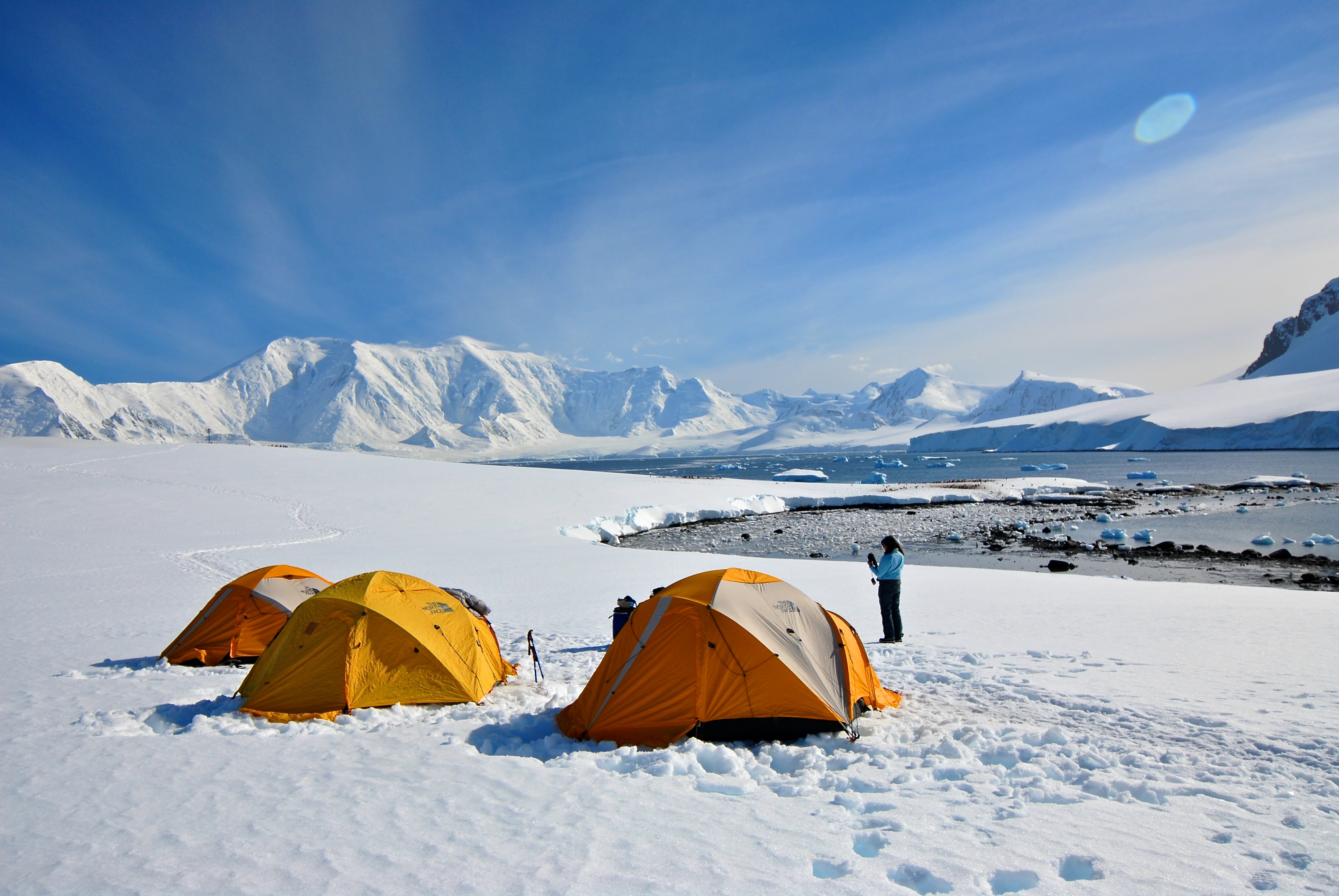Ice Camp In Patagonia Antarctica